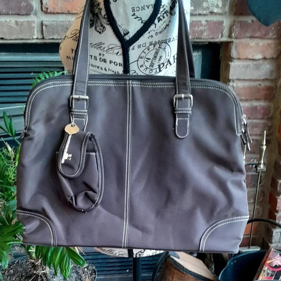 None Handbags - Chocolate Brown Shoulder Bag